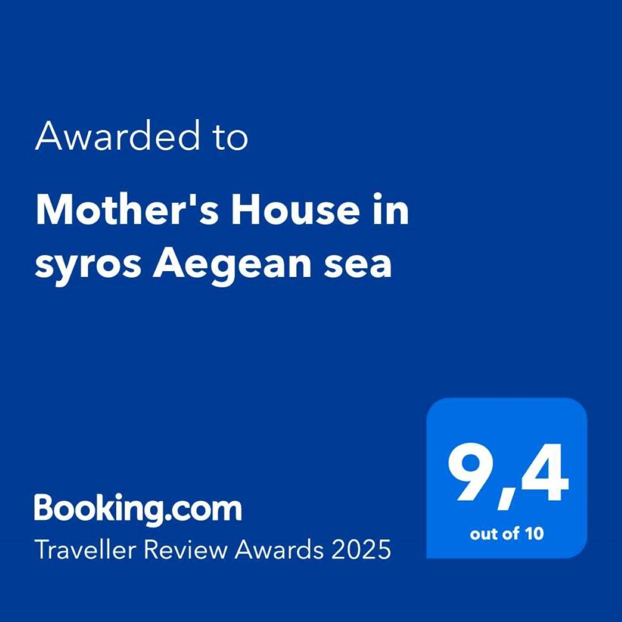Mother'S House In Syros Aegean Sea Posidhonía Exterior photo